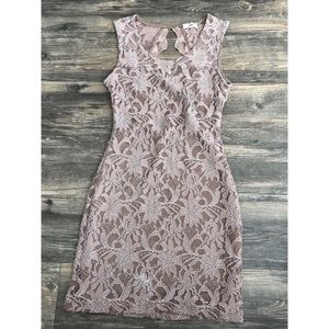 Beautiful beige lace dress